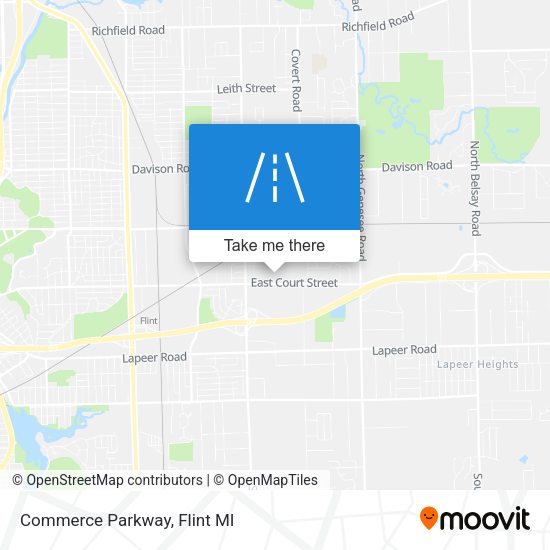 Mapa de Commerce Parkway