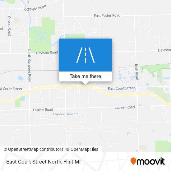 Mapa de East Court Street North