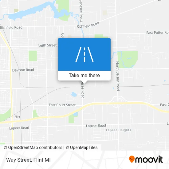 Way Street map