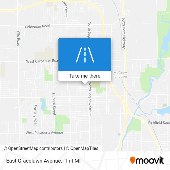 East Gracelawn Avenue map
