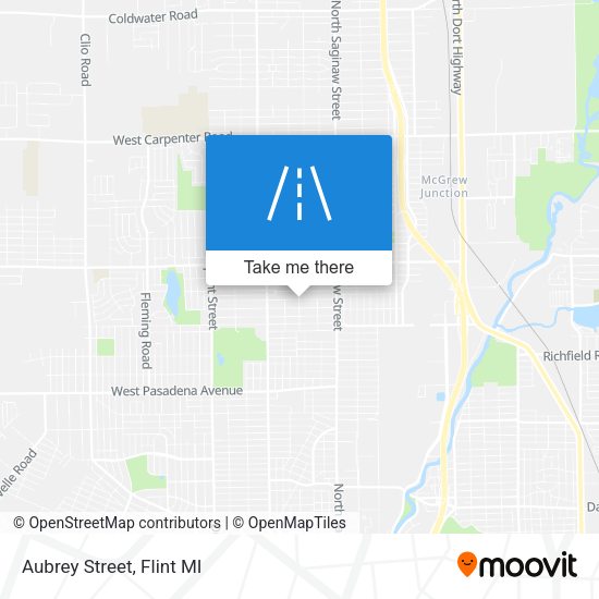 Mapa de Aubrey Street