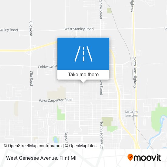 Mapa de West Genesee Avenue