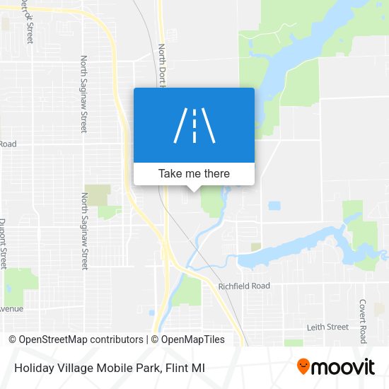 Holiday Village Mobile Park map