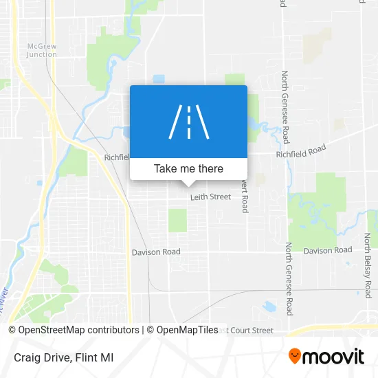 Craig Drive map