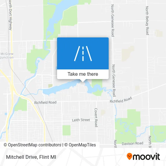 Mitchell Drive map