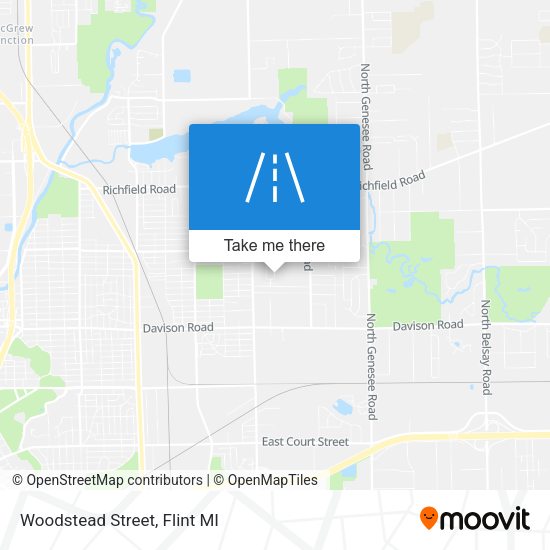 Mapa de Woodstead Street