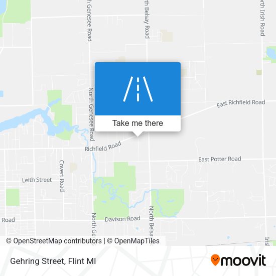 Mapa de Gehring Street