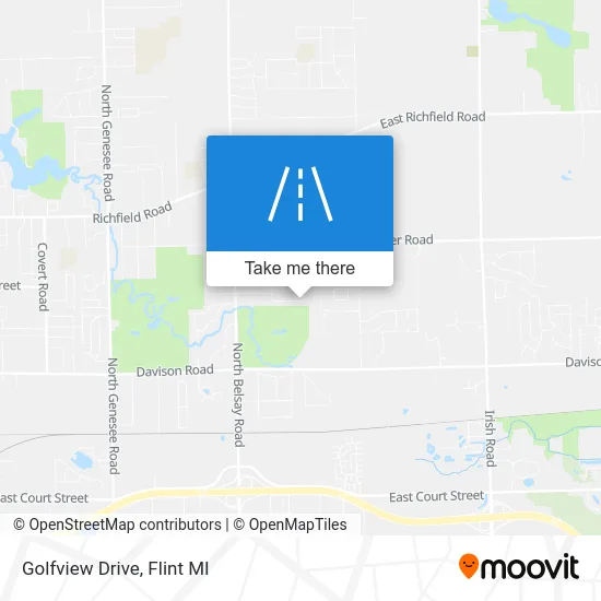 Golfview Drive map