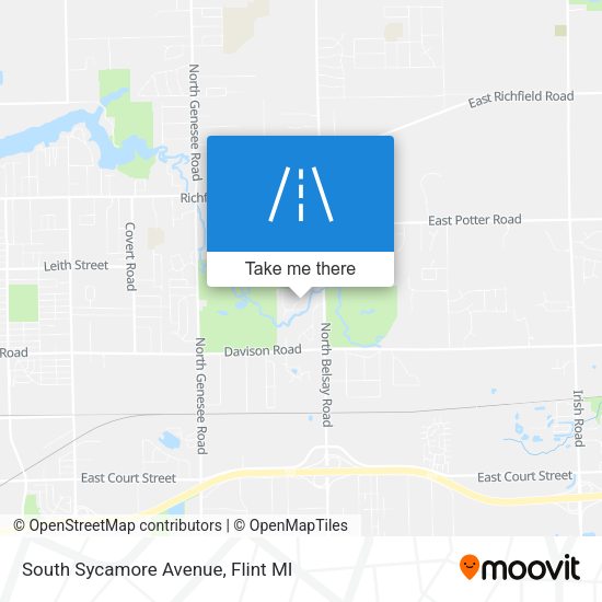 Mapa de South Sycamore Avenue