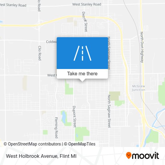 West Holbrook Avenue map