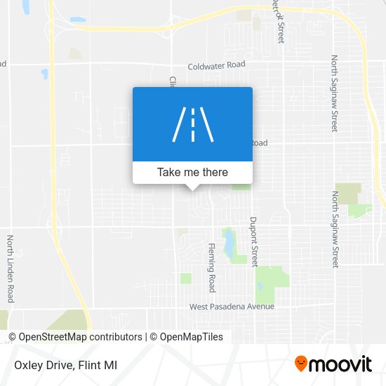 Mapa de Oxley Drive