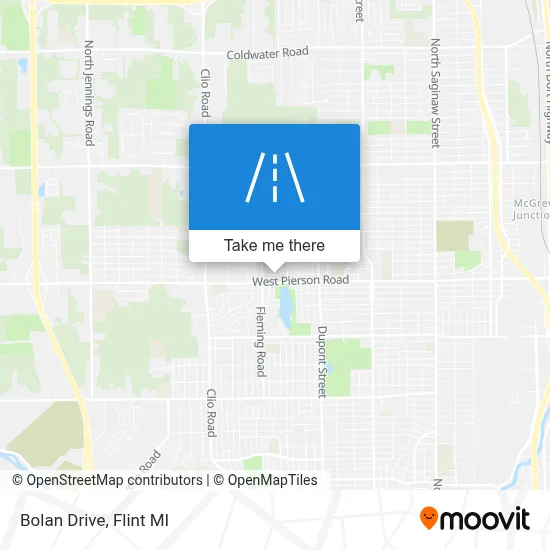 Bolan Drive map