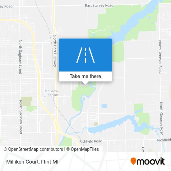 Mapa de Milliken Court