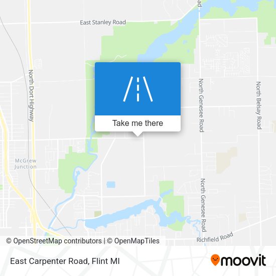 Mapa de East Carpenter Road