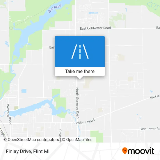 Finlay Drive map