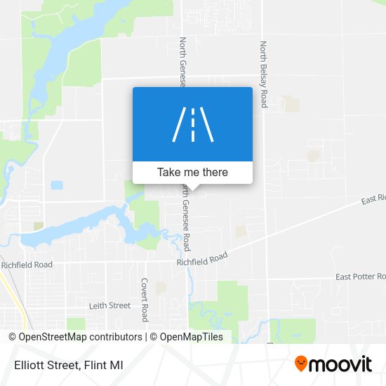 Mapa de Elliott Street
