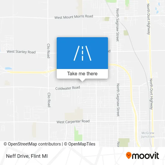 Neff Drive map