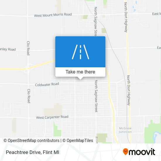 Mapa de Peachtree Drive