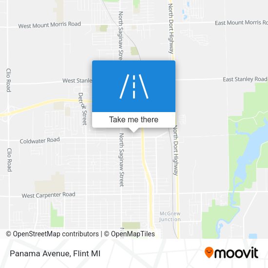 Mapa de Panama Avenue