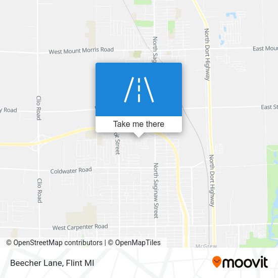 Mapa de Beecher Lane