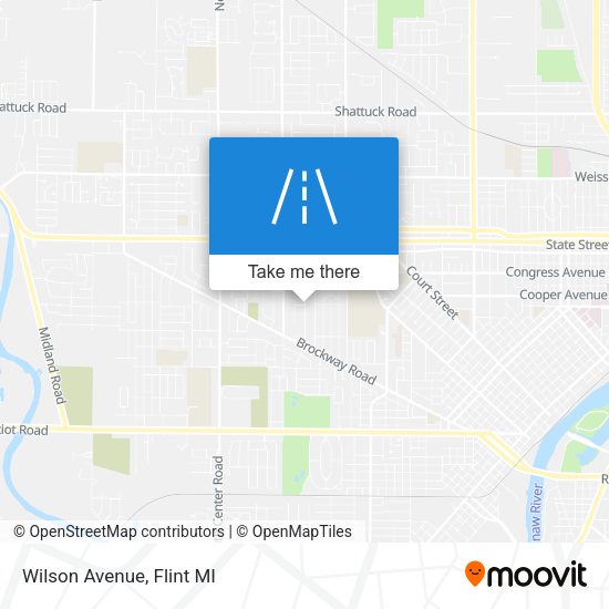 Mapa de Wilson Avenue