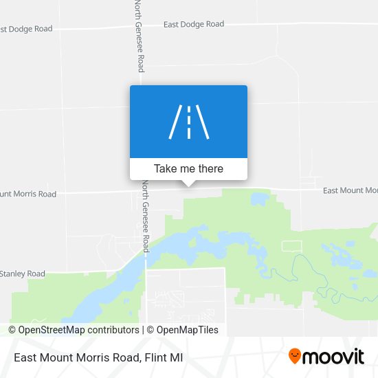 East Mount Morris Road map