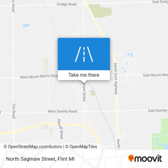 North Saginaw Street map