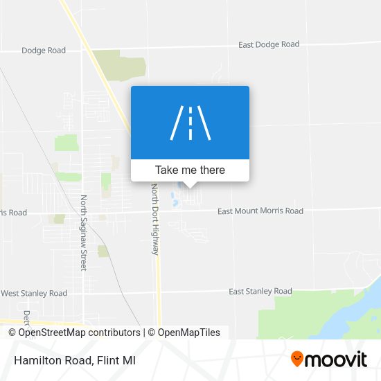 Hamilton Road map