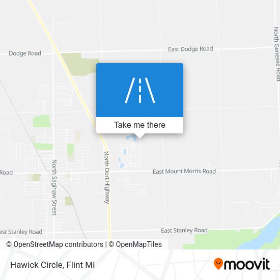 Mapa de Hawick Circle