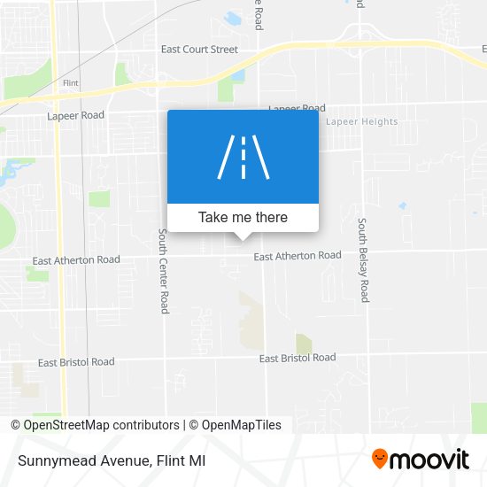 Sunnymead Avenue map