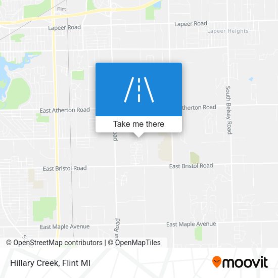 Mapa de Hillary Creek