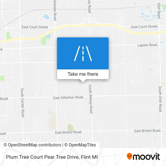 Plum Tree Court Pear Tree Drive map
