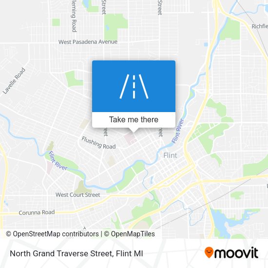 North Grand Traverse Street map