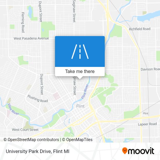 University Park Drive map