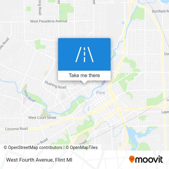 Mapa de West Fourth Avenue