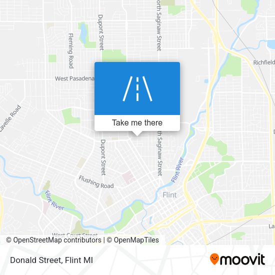 Mapa de Donald Street