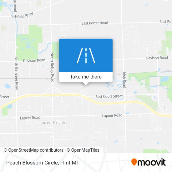 Peach Blossom Circle map