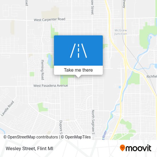 Mapa de Wesley Street