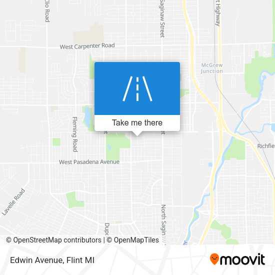 Mapa de Edwin Avenue