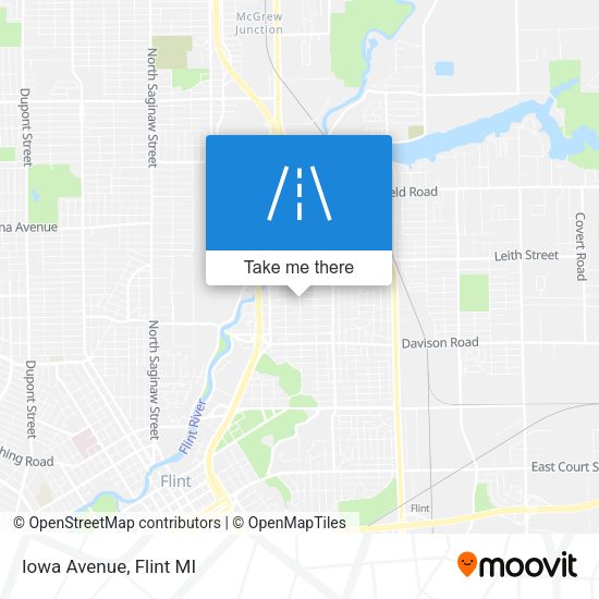 Mapa de Iowa Avenue
