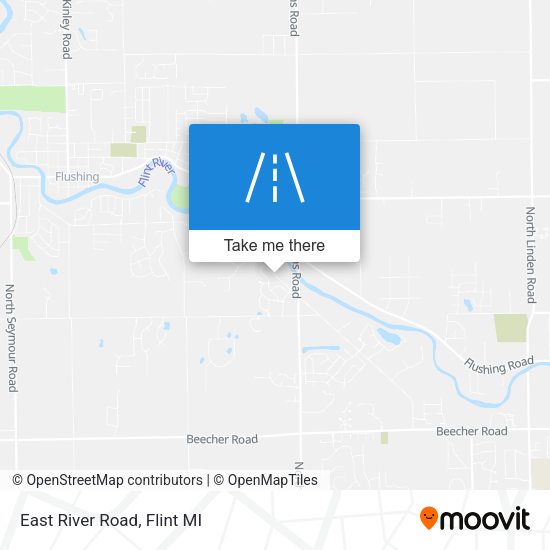 Mapa de East River Road