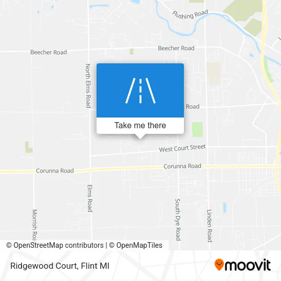 Ridgewood Court map