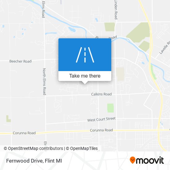 Fernwood Drive map