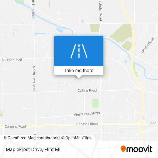 Maplekrest Drive map