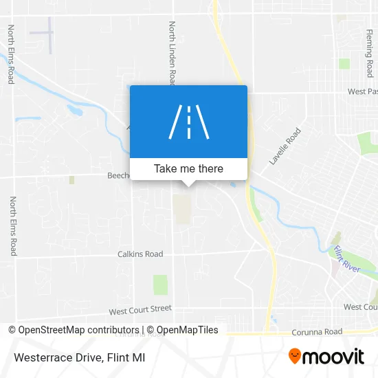 Westerrace Drive map
