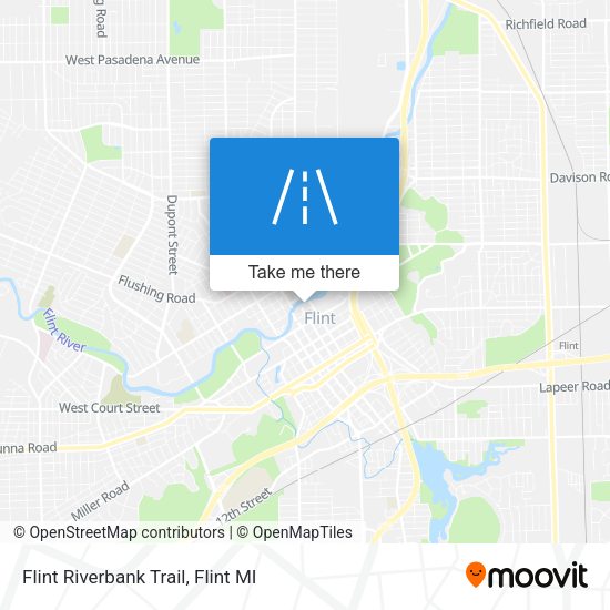 Mapa de Flint Riverbank Trail