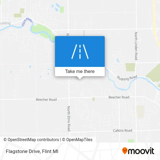 Flagstone Drive map