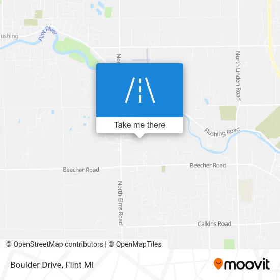 Boulder Drive map