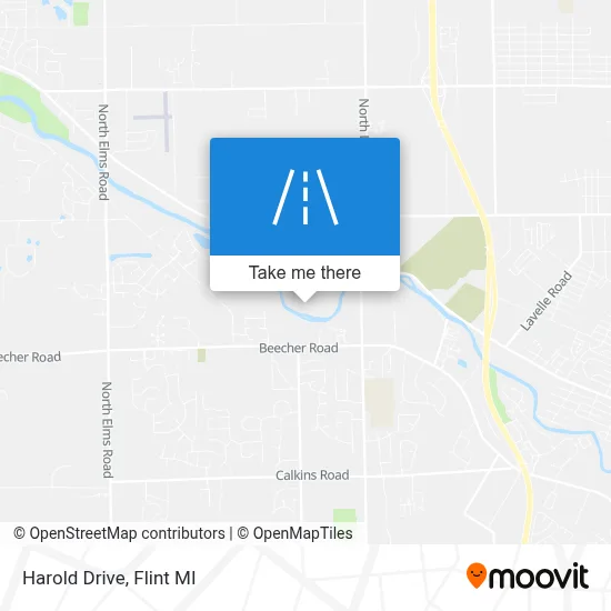 Harold Drive map