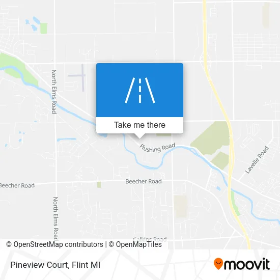 Pineview Court map
